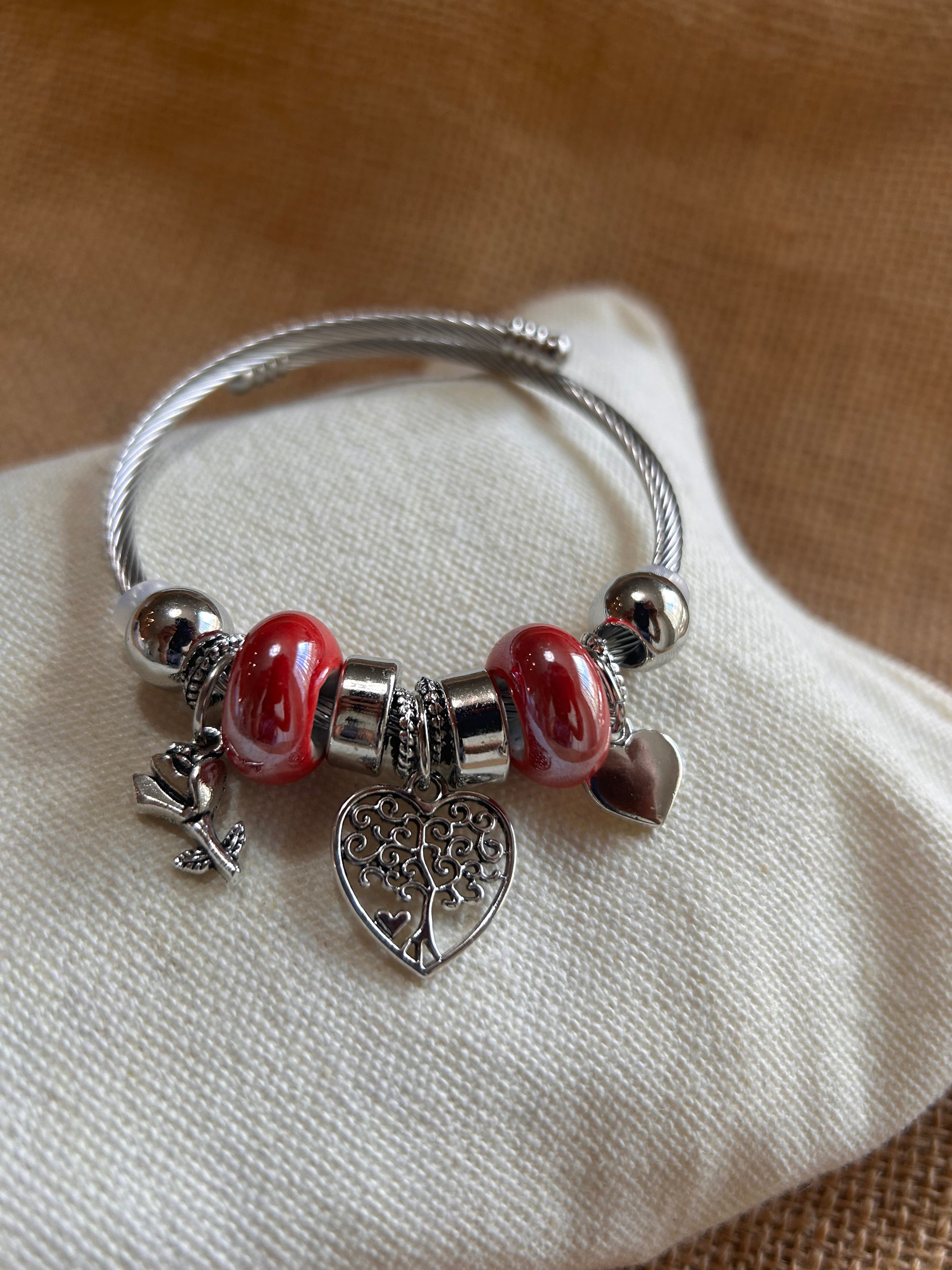Coral Malibu Canyon Charm
