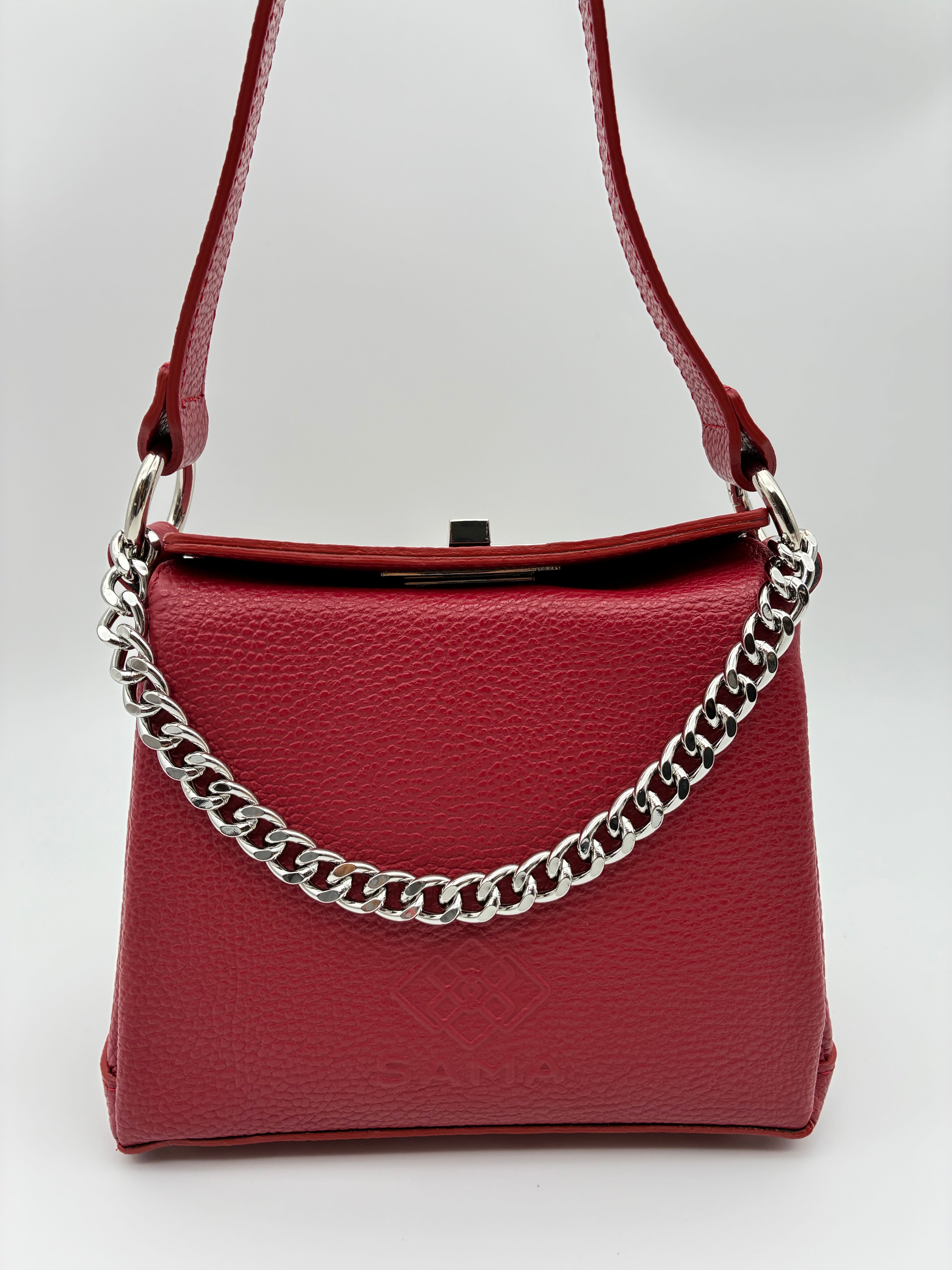 Corina Mini Satchel in Poppy