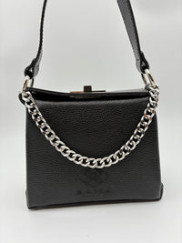Corina Mini Satchel in Obsidian