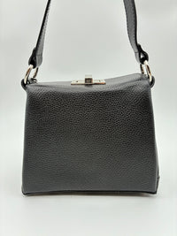 Corina Mini Satchel in Obsidian