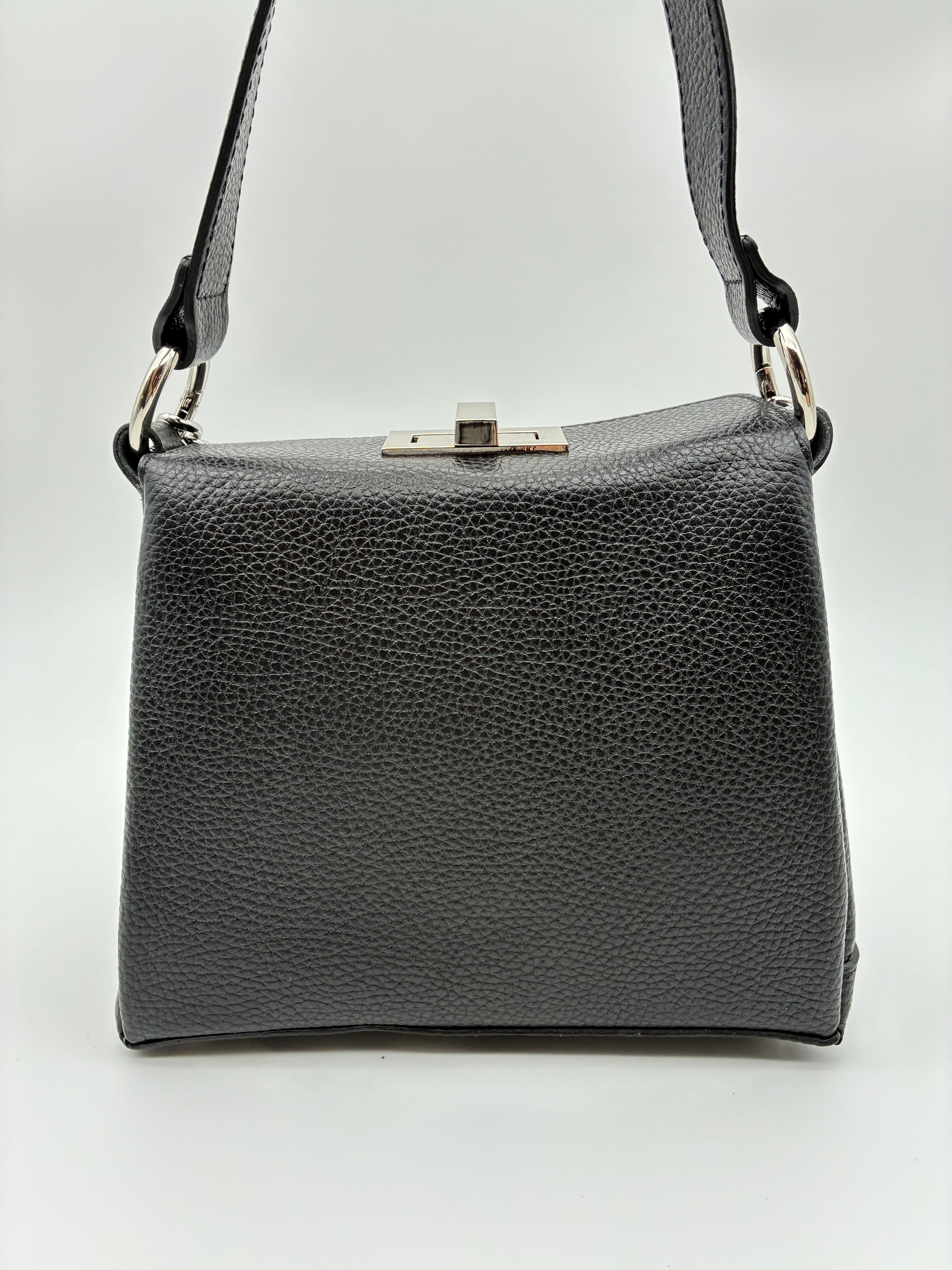 Corina Mini Satchel in Obsidian